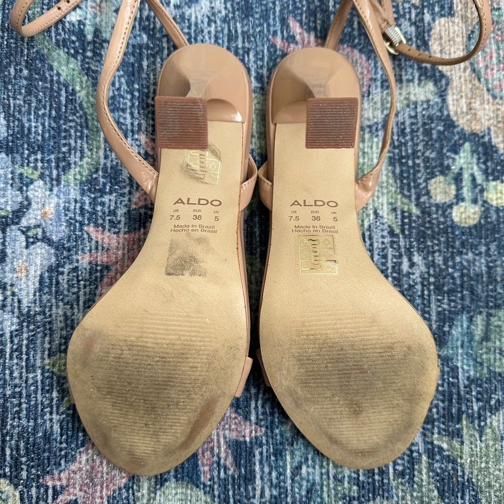 ALDO Tan Strappy Heels - Picture 4 of 4